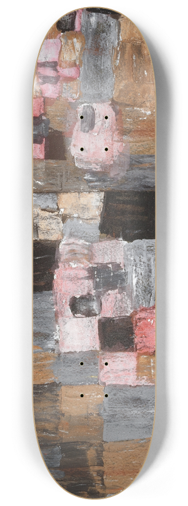 Paul Klee - Ascent of a Little Town 8.25 inch art skate deck