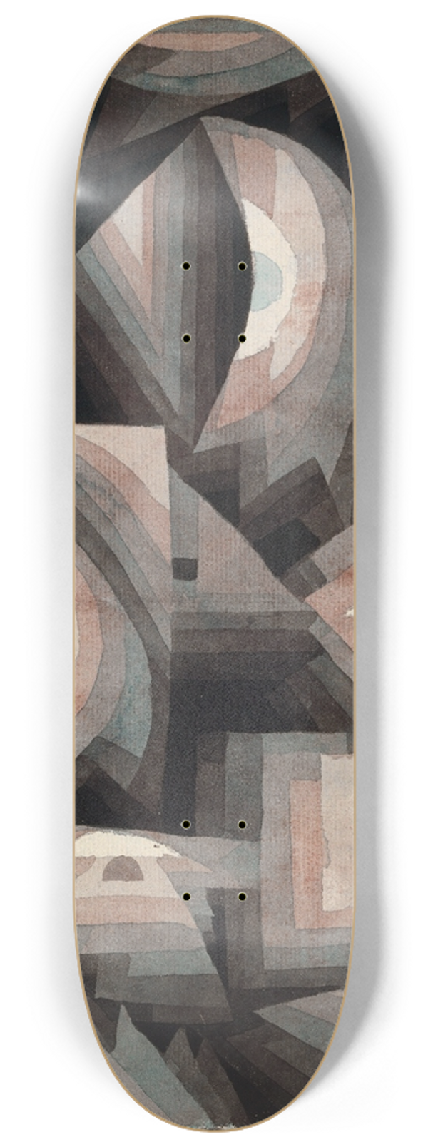 Paul Klee - Crystal gradation 8.25 inch art skate deck