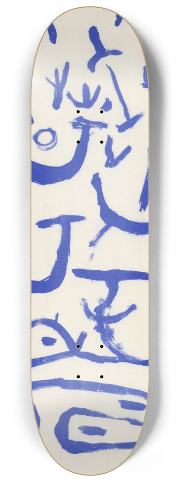 Paul Klee - Kriechendes und Baumendes (Creeper andClimber) 8.25 inch art skate deck
