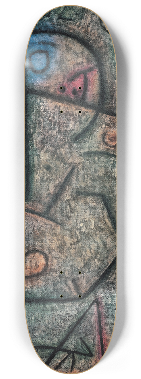 Paul Klee - Oh! These Rumors! 8.25 inch art skate deck