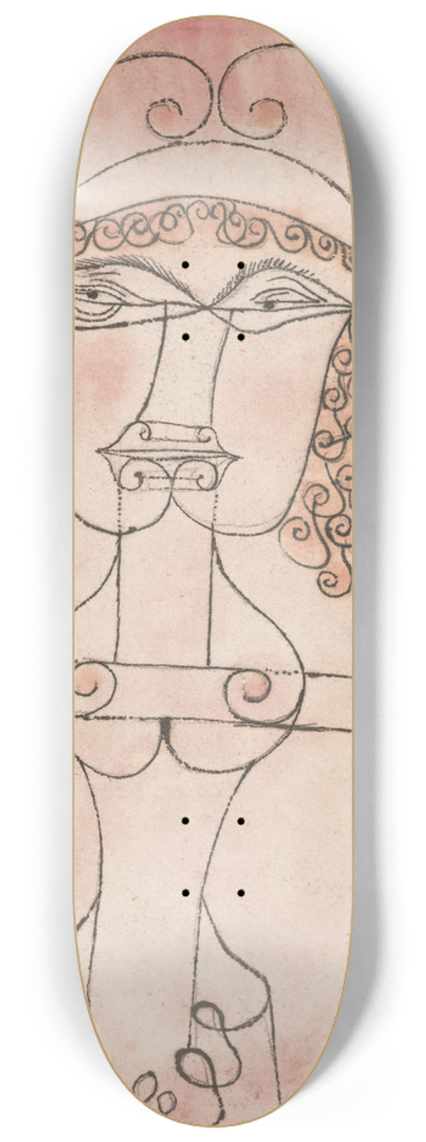 Paul Klee - Singer of the Comic Opera 8.25 inch art skate deck