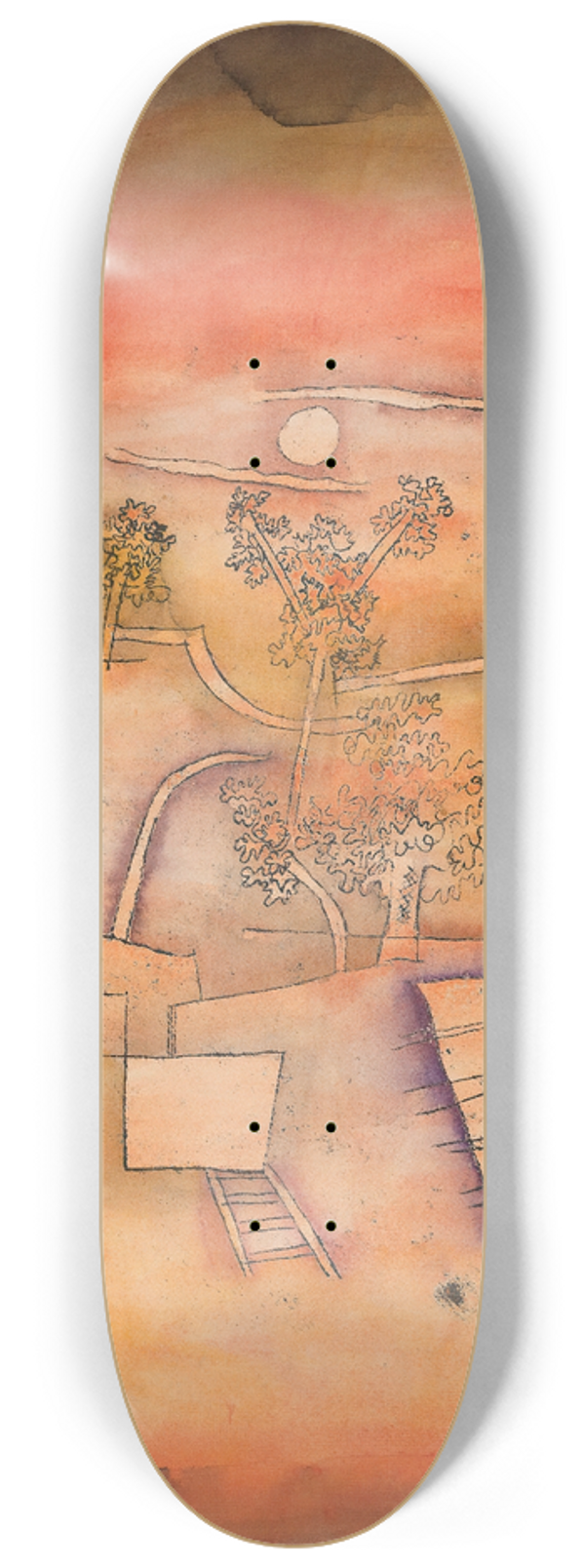 Paul Klee - Tree Culture 8.25 inch art skate deck