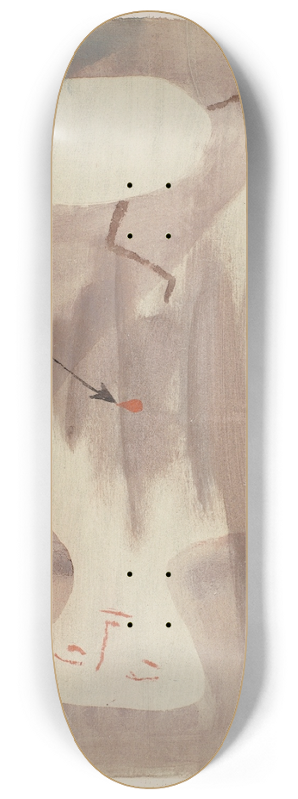 Paul Klee - Wer ttet wen 8.25 inch art skate deck