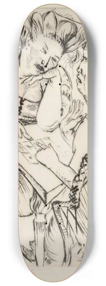 Paul Kleinschmidt - Bei der Kartenlegerin 8.25 inch art skate deck