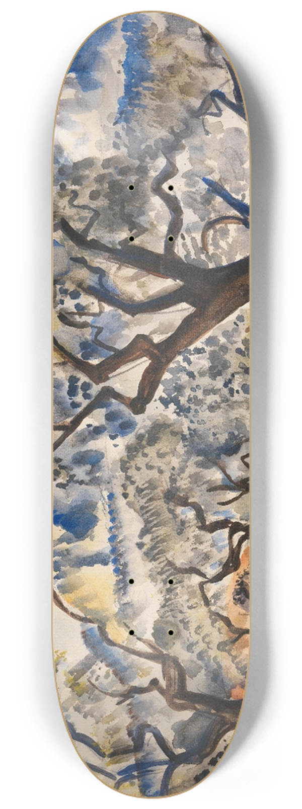 Paul Kleinschmidt - Sdfranzsische Landschaft mit Bumen 8.25 inch art skate deck