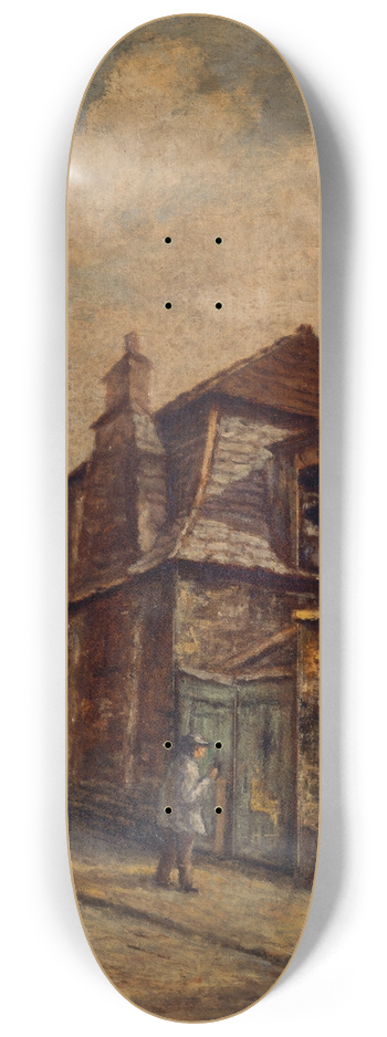 Paul Martellire - Le Pavillon de chasse de M. de Jullienne, ruelle des Gobelins 8.25 inch art skate deck