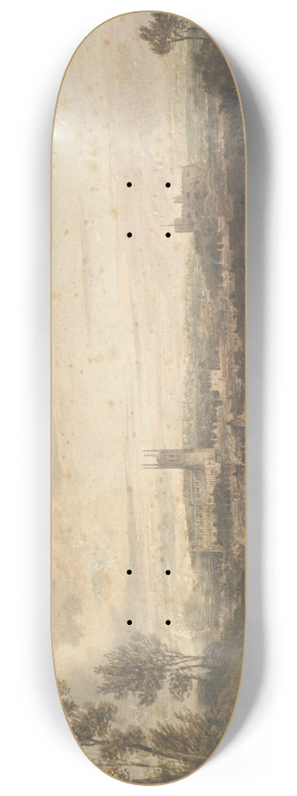 Paul Munn - Ludlow Church 8.25 inch art skate deck