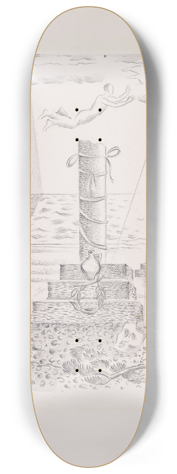 Paul Nash - Sorrow 8.25 inch art skate deck