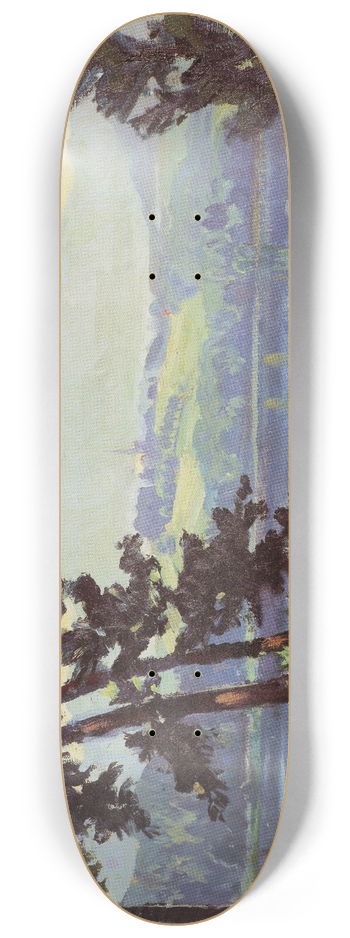 Paul Roloff - Blick ber den Simssee 8.25 inch art skate deck