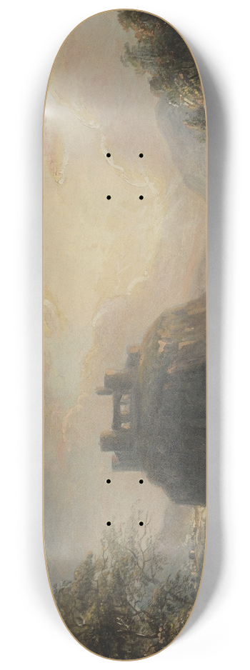 Paul Sandby - Landscape with a Castle 8.25 inch art skate deck