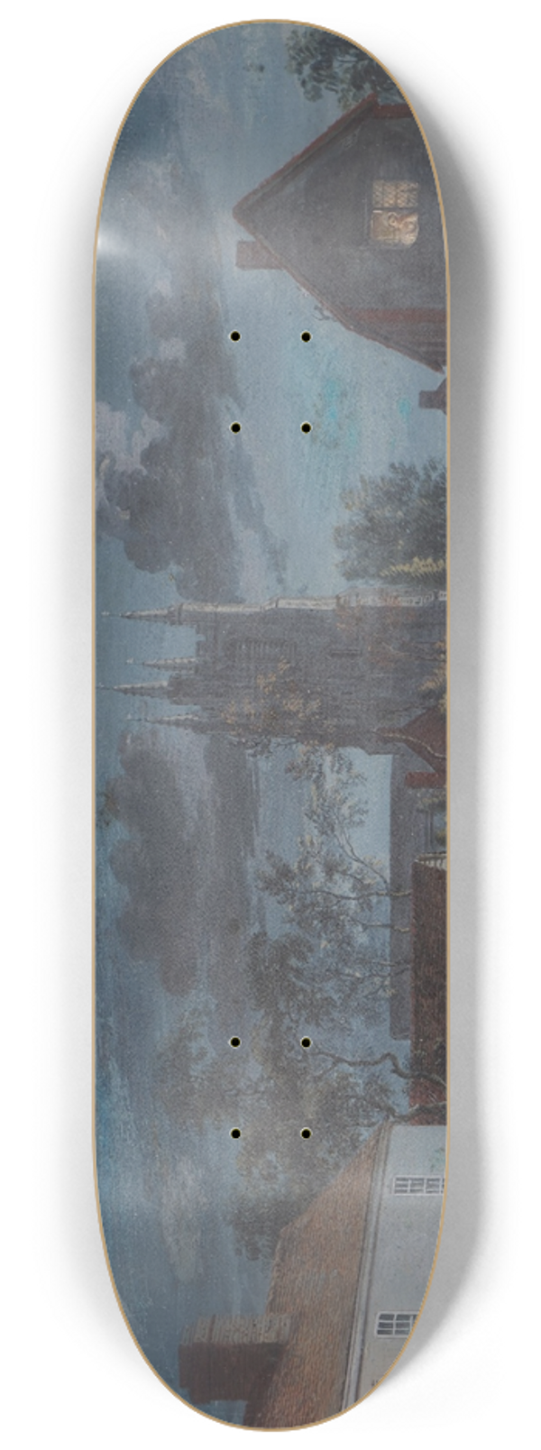 Paul Sandby - Night 8.25 inch art skate deck