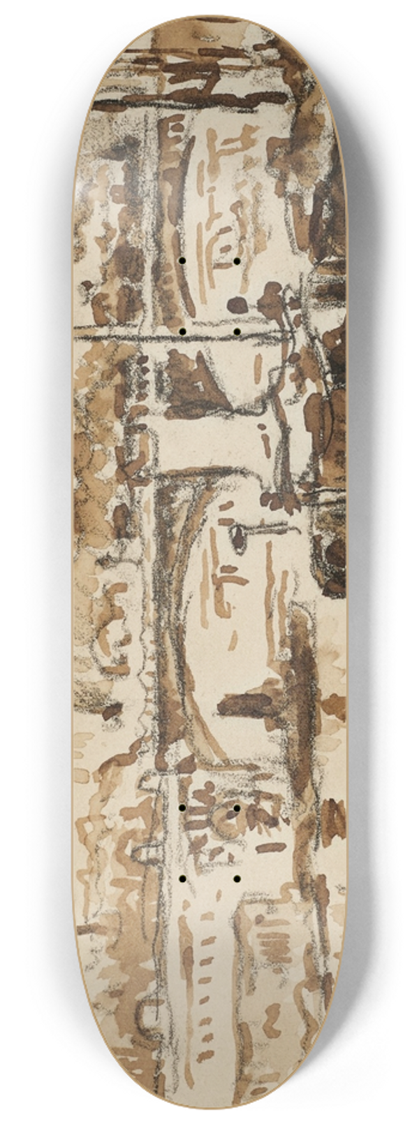 Paul Signac - Paris, le pont de Grenelle 8.25 inch art skate deck