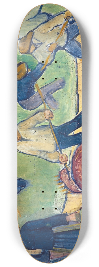 Paul Srusier - Small Landscape with Seaweed Fishermen 8.25 inch art skate deck