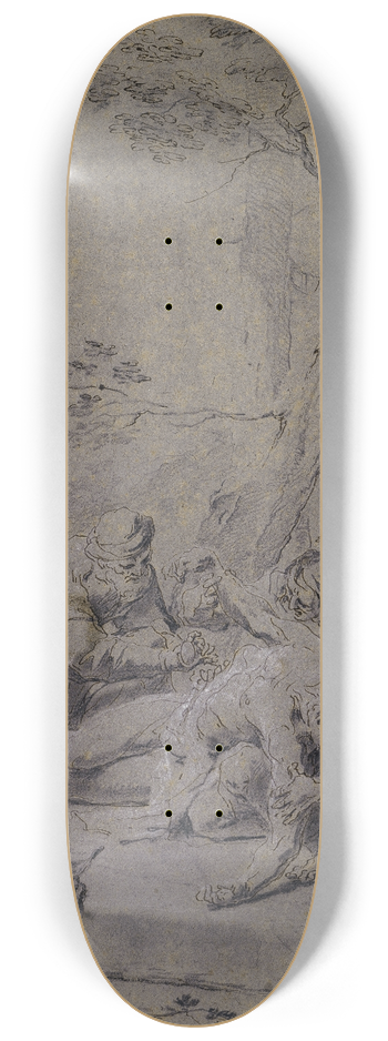 Paul Troger - The Good Samaritan 8.25 inch art skate deck