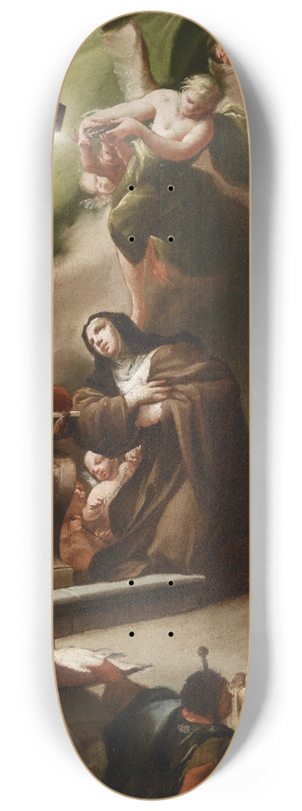 Paul Troger - Vision Of St. Elisabeth 8.25 inch art skate deck