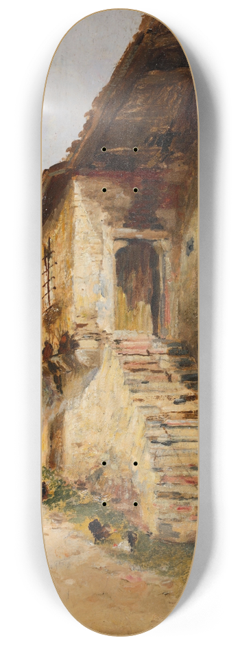 Paul Unbereit - Motiv aus Spitz an der Donau 8.25 inch art skate deck