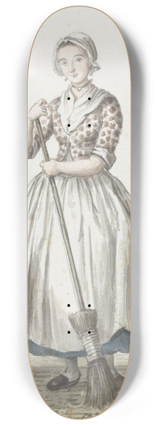 Paulus Constantijn la Fargue - Haags dienstmeisje 8.25 inch art skate deck