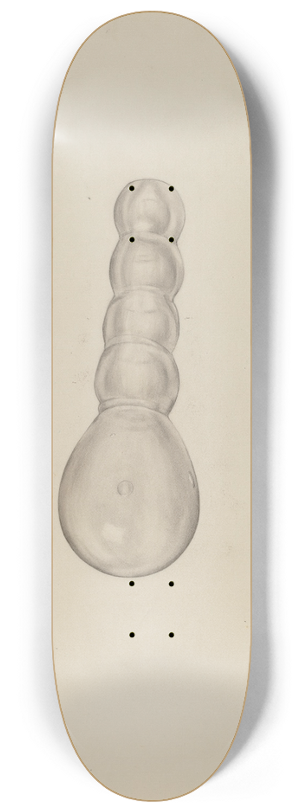 Paul Ward - Glass Darning Ball 8.25 inch art skate deck