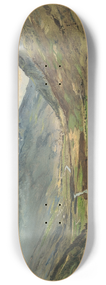 Anton Romako - Das Gasteinertal II 8.25 inch art skate deck