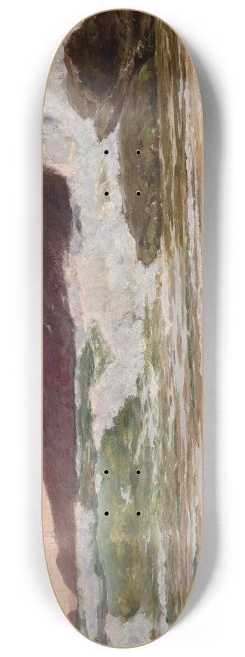 Pavel Alexandrovich Svedomsky - Red Sky 8.25 inch art skate deck