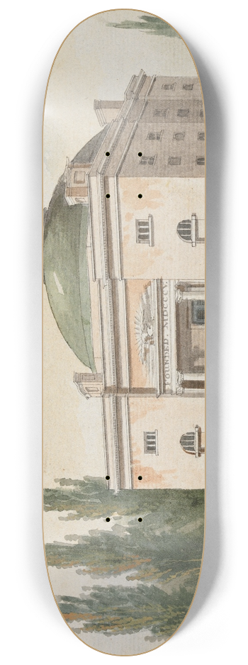 Pavel Petrovich Svinin - The Pennsylvania Academy of the Fine Arts, Philadelphia 8.25 inch art skate deck