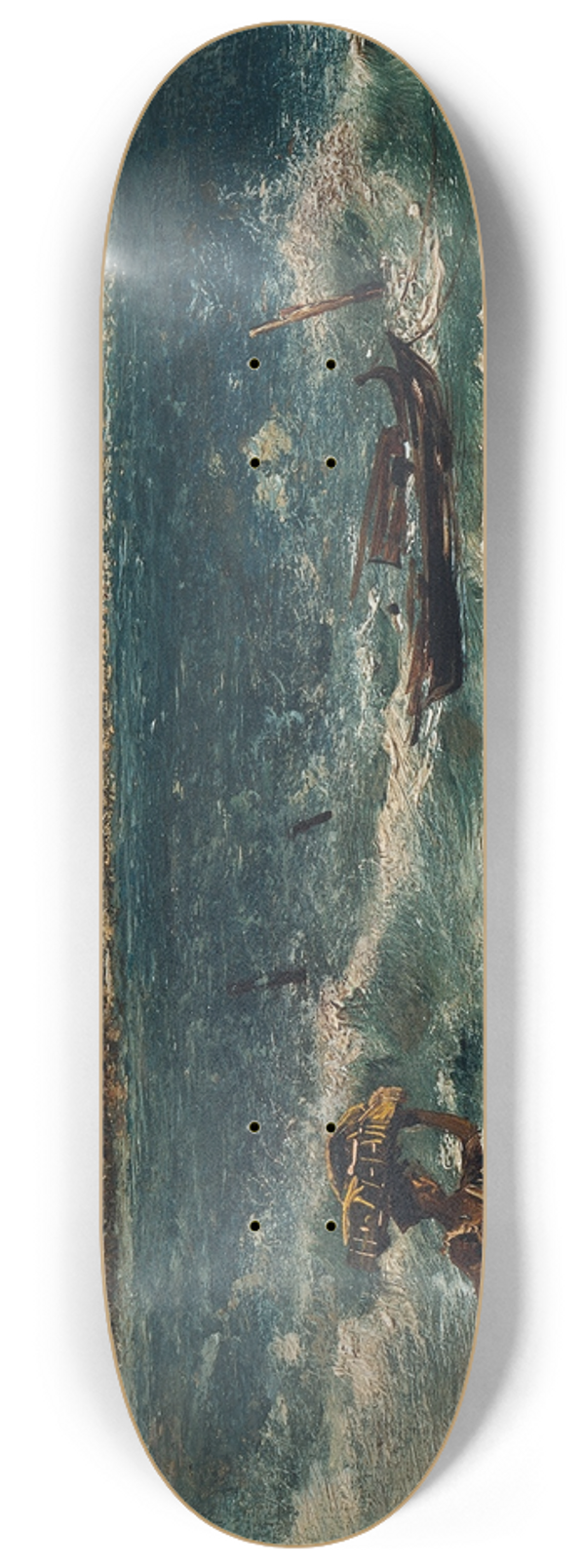 Anton Romako - Fischerknabe am Meeresstrand 8.25 inch art skate deck