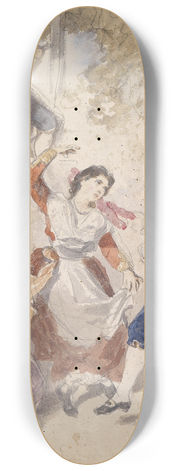 Anton Romako - Tarantellatnzer 8.25 inch art skate deck