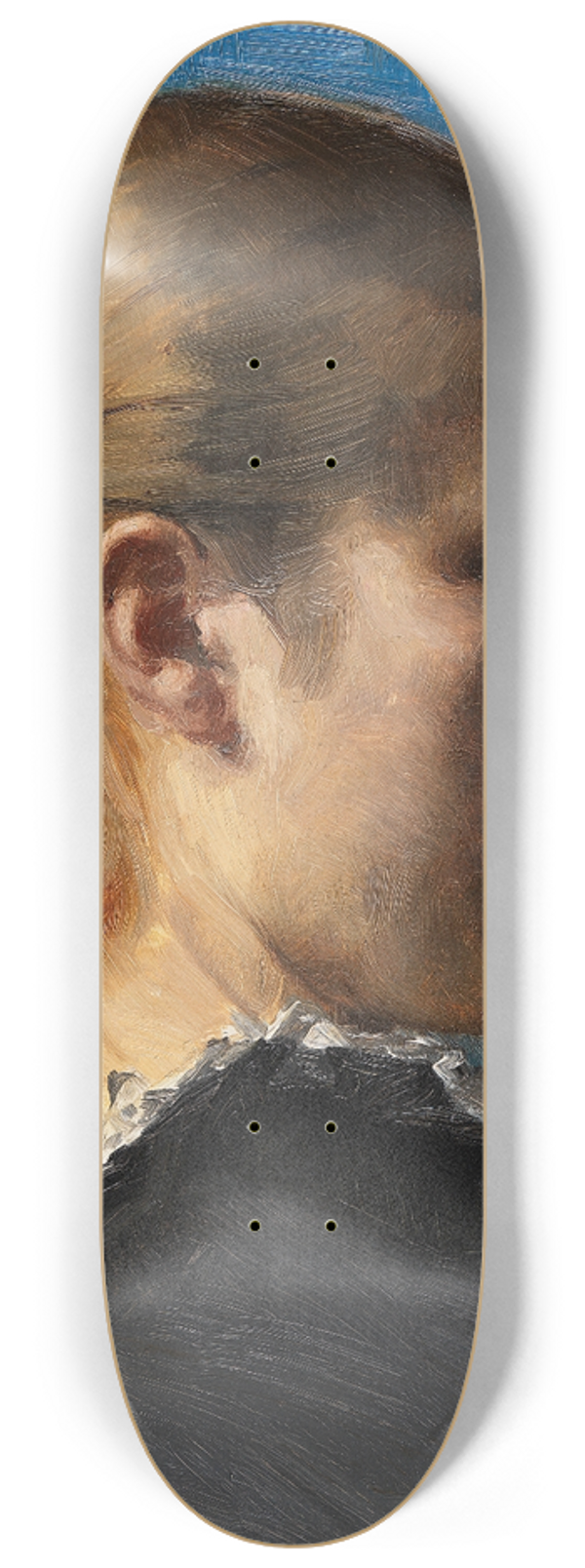 Peder Severin Kryer - Portrait of a young woman in profile 8.25 inch art skate deck