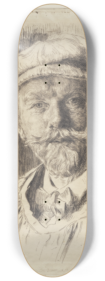 Peder Severin Kryer - Selvportrt 8.25 inch art skate deck