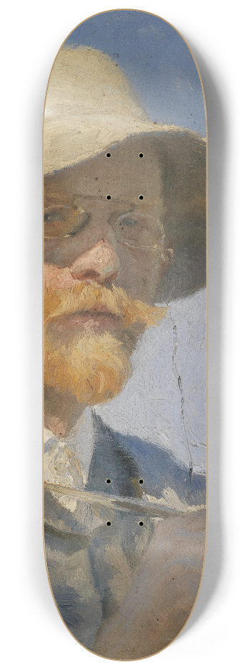 Peder Severin Kryer - Selvportrt 8.25 inch art skate deck