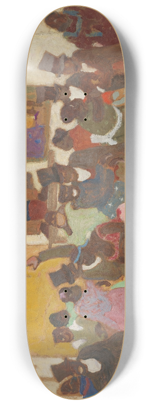 Pedro Figari - Dancing People 8.25 inch art skate deck