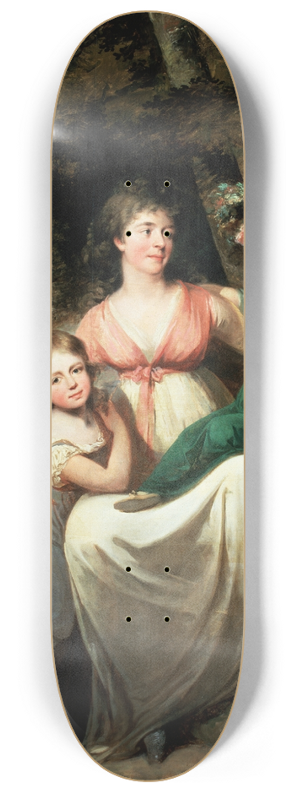 Pehr Gustaf von Heideken - A Willow-Tree. Study 8.25 inch art skate deck