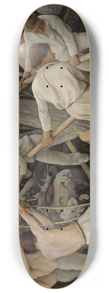 Pekka Halonen - Pioneers In Karelia 8.25 inch art skate deck