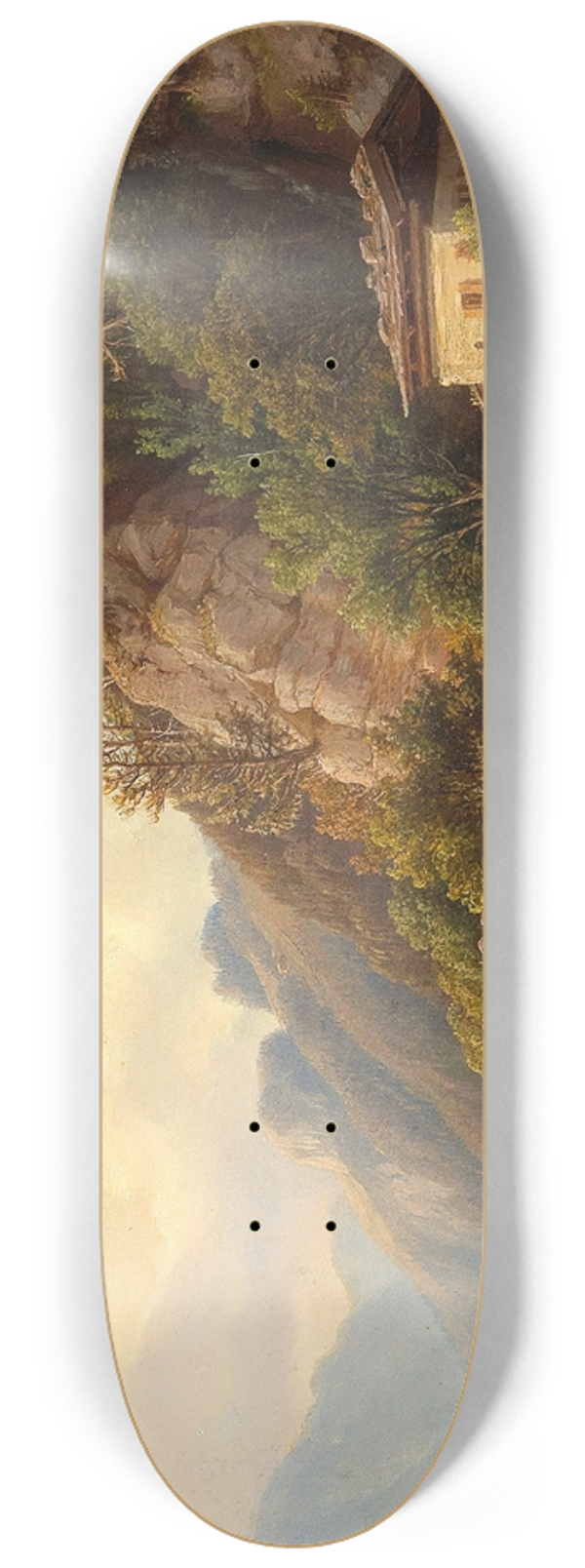Anton Schiffer - Partie Bey Frohnwies Am Wege Von Lofer Nach Salfelden Im Pinzgau 8.25 inch art skate deck
