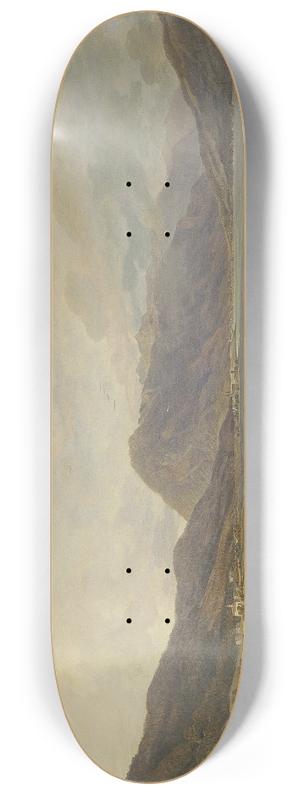 Anton Schiffer - sterreichischer Alpensee 8.25 inch art skate deck