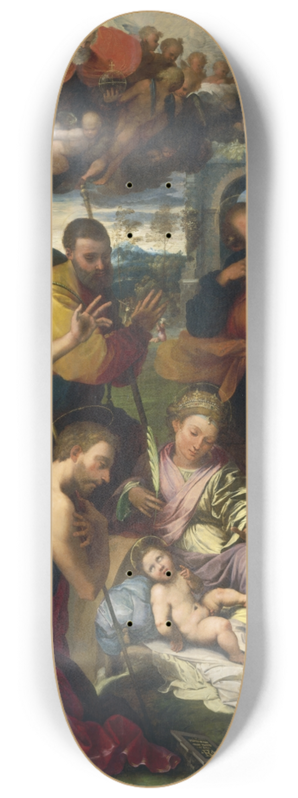 Perino Del Vaga - The Nativity 8.25 inch art skate deck