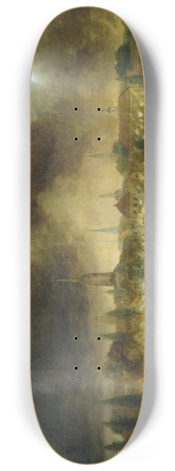 Per Krafft the Younger - The Storming of Leipzig 8.25 inch art skate deck