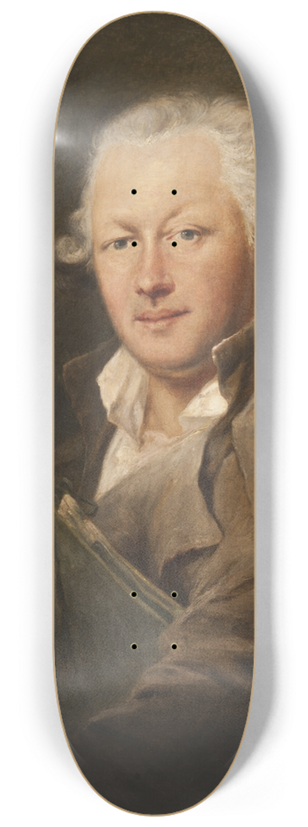 Peter Adolf Hall - Self-portrait 8.25 inch art skate deck