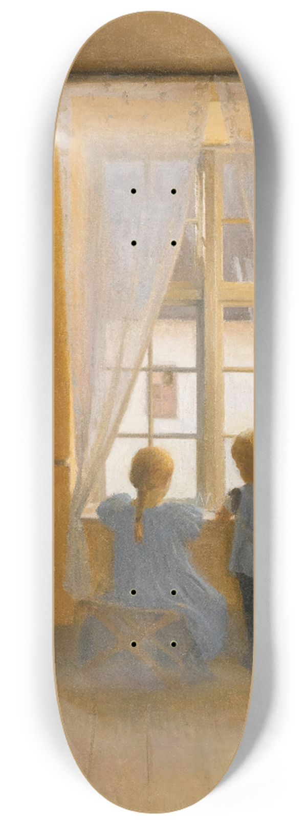 Peter Ilsted - At The Window 8.25 inch art skate deck