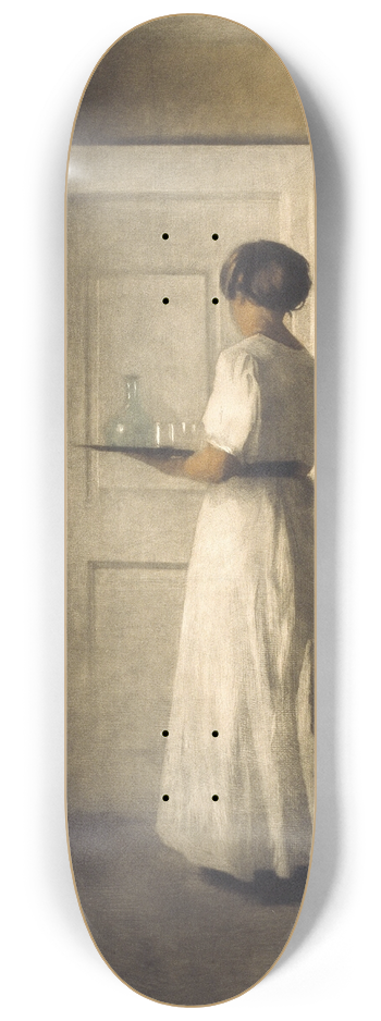 Peter Ilsted - Ung pige med en bakke 8.25 inch art skate deck