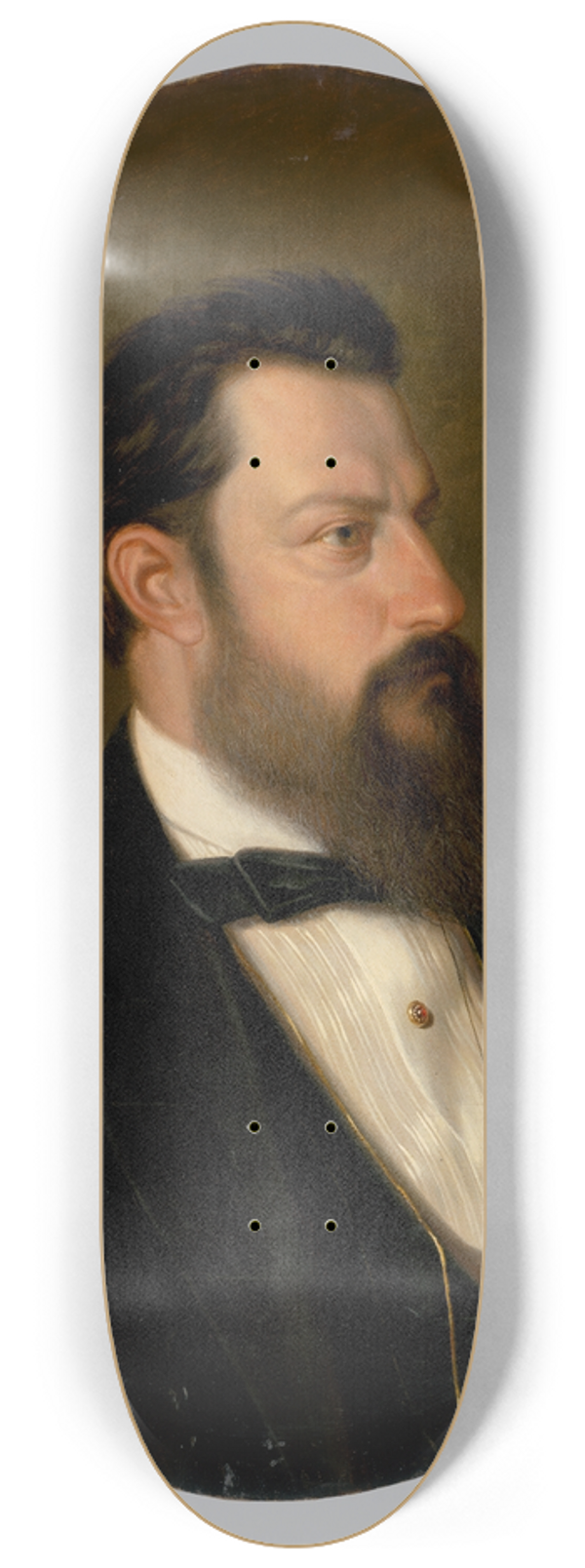 Peter Michal Boh - Portrait of a Man 8.25 inch art skate deck