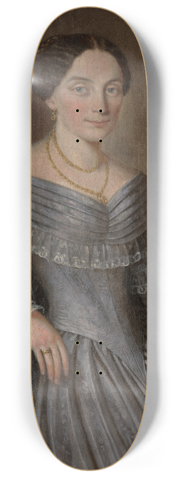 Peter Michal Boh - Portrait of Anna Makovicka 8.25 inch art skate deck