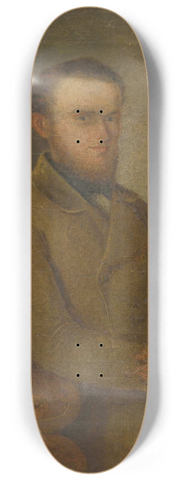 Peter Michal Boh - Portrait of Jn Gallay 8.25 inch art skate deck