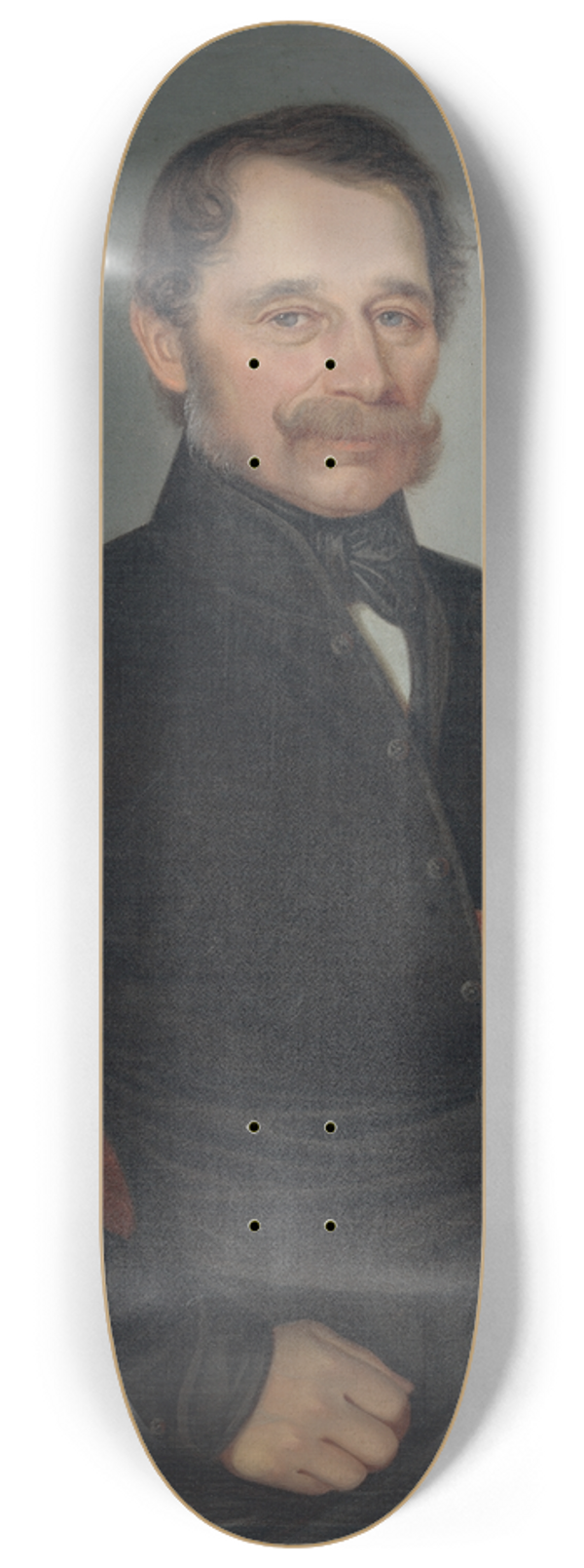 Peter Michal Boh - Portrait of M. Dluhovits 8.25 inch art skate deck