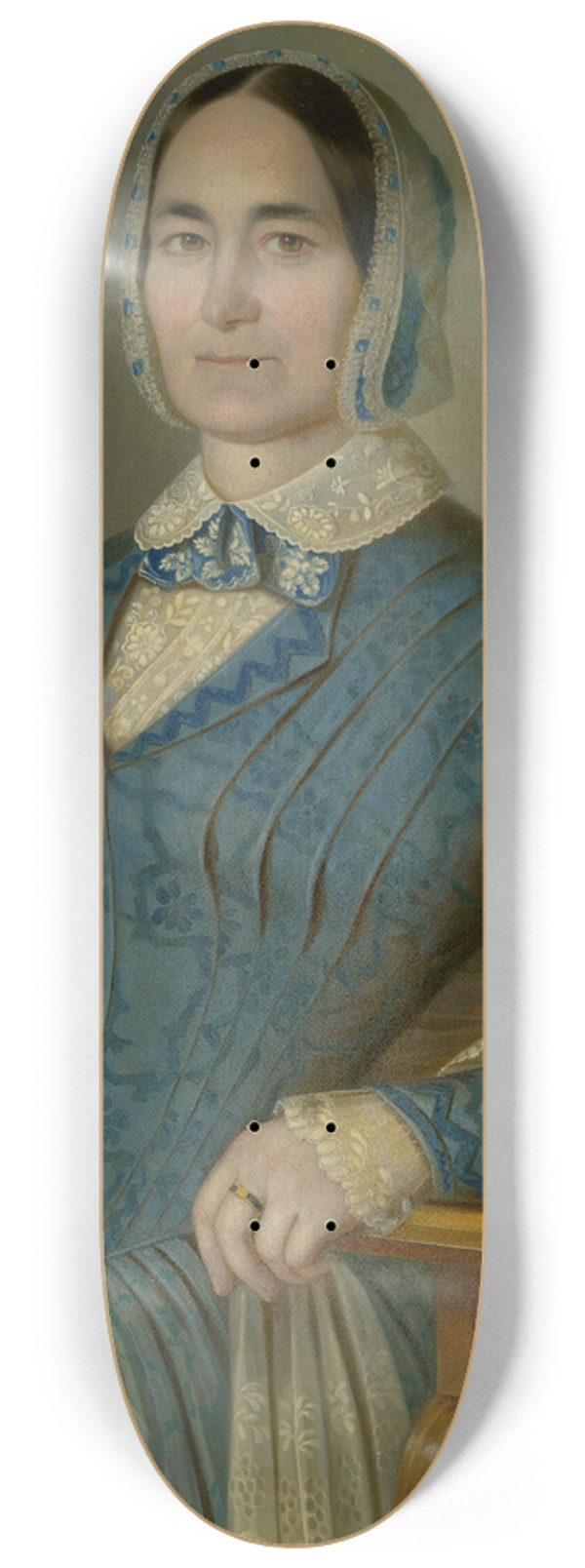 Peter Michal Boh - Portrait of Mrs. Dvid 8.25 inch art skate deck