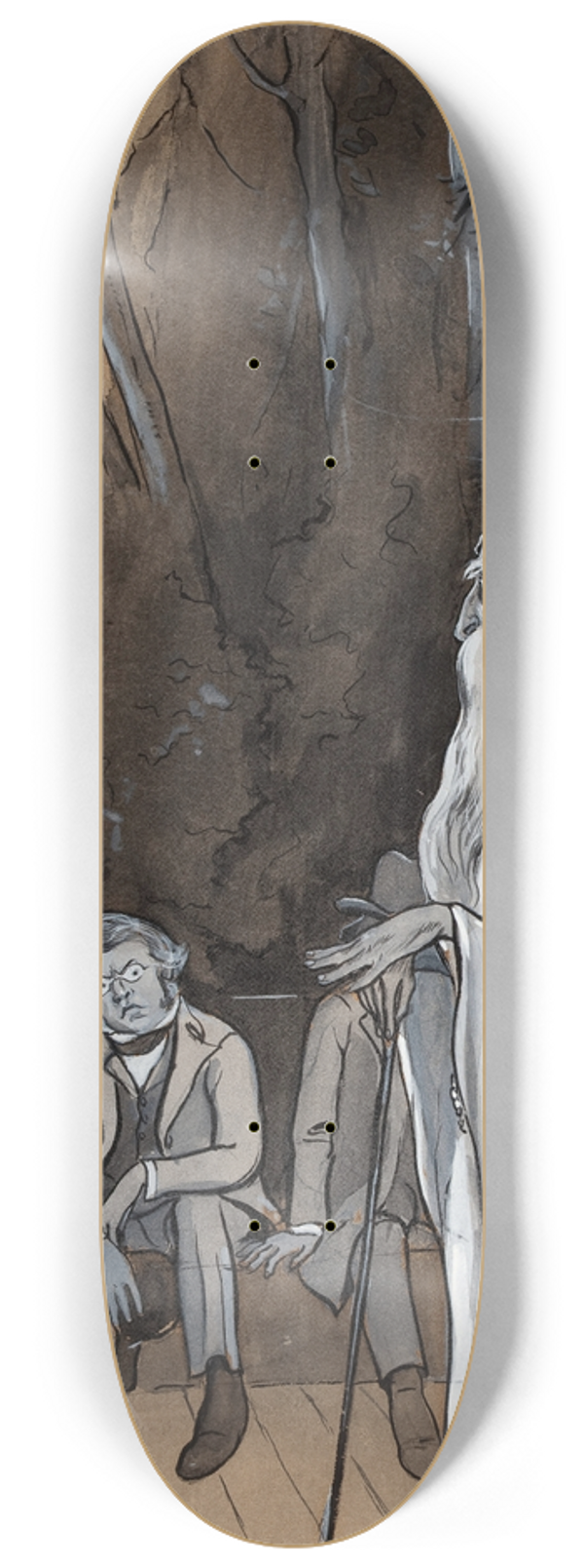 Peter Newell - The Pursuit of the House Boat 8.25 inch art skate deck