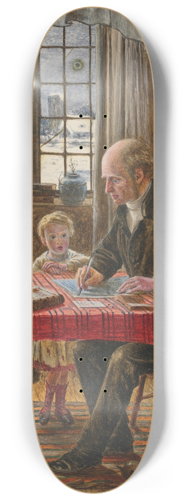 Peter Paul Marshall - The labourer is worthy of his bread 8.25 inch art skate deck