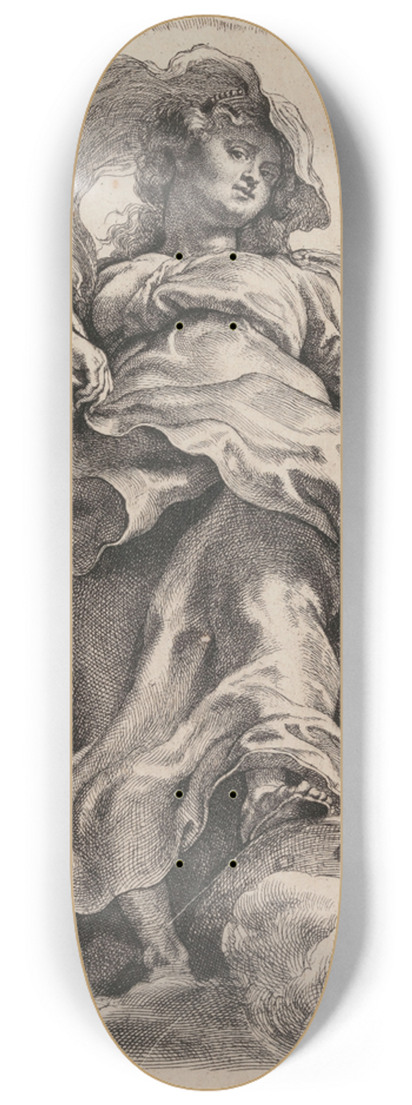 Peter Paul Rubens - Saint Catherine of Alexandria 8.25 inch art skate deck