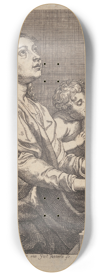 Peter Paul Rubens - Saint Cecilia 8.25 inch art skate deck