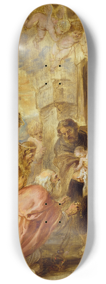 Peter Paul Rubens - The Adoration of the Magi 8.25 inch art skate deck